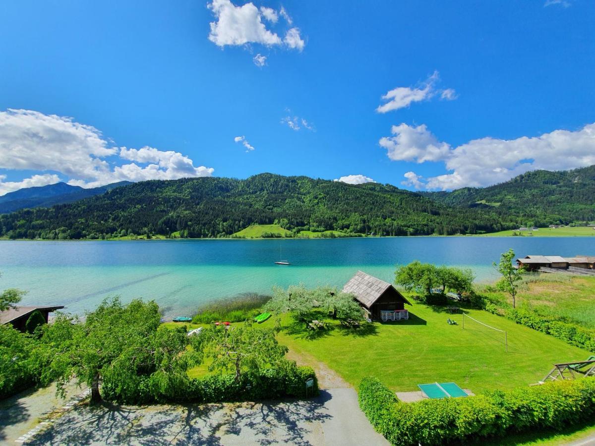 Ferienhof Obergasser Und Bergblick Weissensee Cameră foto