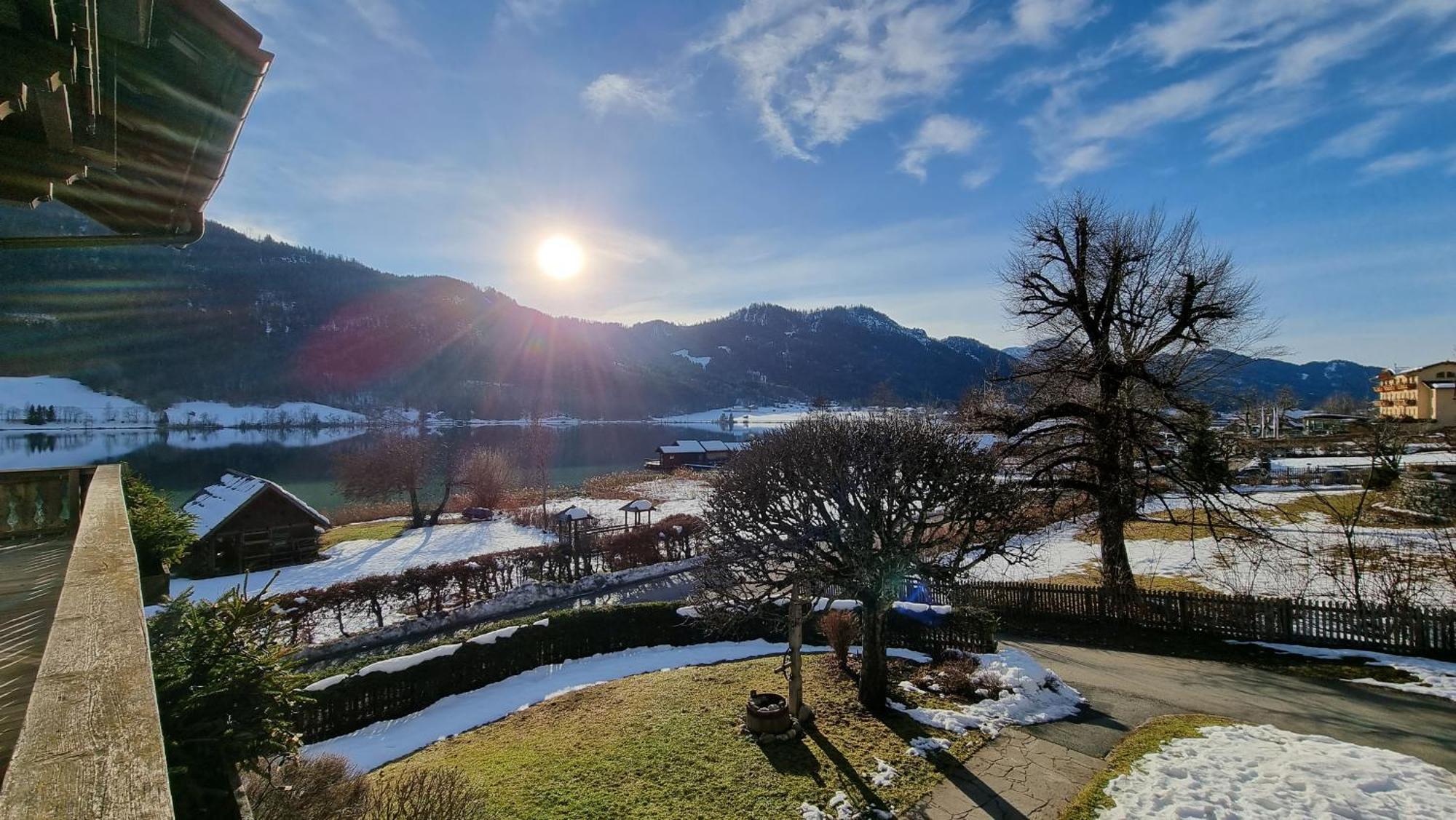 Ferienhof Obergasser Und Bergblick Weissensee Cameră foto